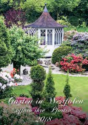 Gärten in Westfalen öffnen ihre Pforten Gärten und Parks, Alleen und Plätze bestimmen in hohem Maß die Lebens-qualität und den Erlebniswert einer Stadt.