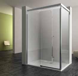 Eckdusche mit Schiebetüren Duschschiebetür mit Trennwand Transparenz neu erleben.