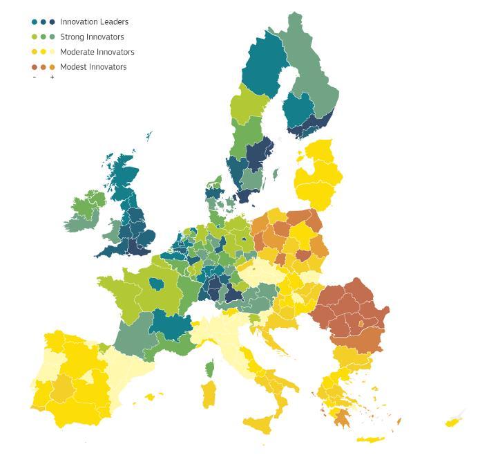 Regional Innovation Scoreboard Österreichs Regionen Alle 3 Regionen (Ost-, Süd-,