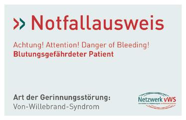 Lassen Sie sich für Ihr Kind ebenfalls einen Notfallausweis ausstellen, auf dem das Krankheitsbild und die aktuelle Therapie vermerkt