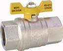 ball valves for gas Voller Durchgang Innengewinde nach ISO 7/ (DIN EN 0226-) Baulänge nach DIN 3202-M3 Silikonfrei Ausblassichere Schaltwelle mit doppelter O-Ring Abdichtung Gaszulassung nach DIN EN