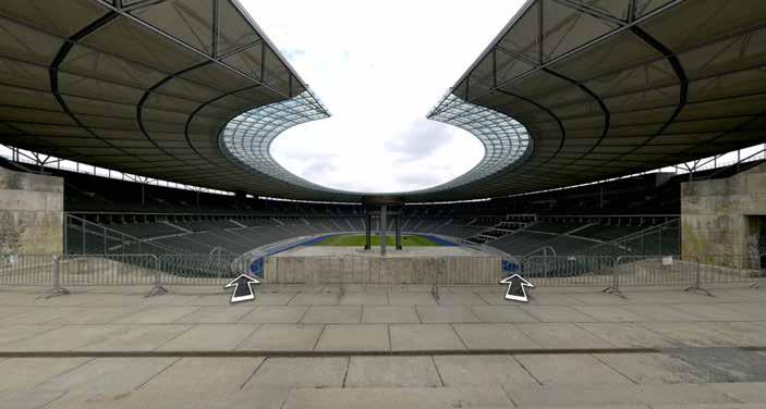 Olympiastadion anlässlich des UEFA Champions League Finales 2015, mit dem