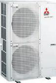 Multi Split Inverter Kühlen Heizen für 2-8 Innengeräte Vorteile Behagliche Raumtemperatur das ganze Jahr hindurch Invertergeregelter, energiesparender Scrollverdichter mit minimaler Geräusch- und
