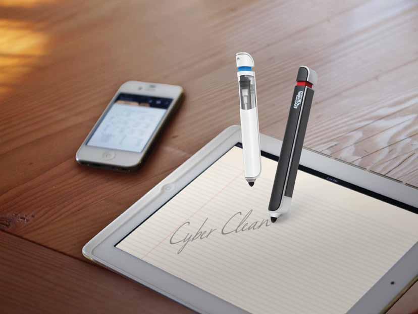 Stylus-Pro Screen cleaning on the go Refillable cleaning and writing utensil for touchscreens.