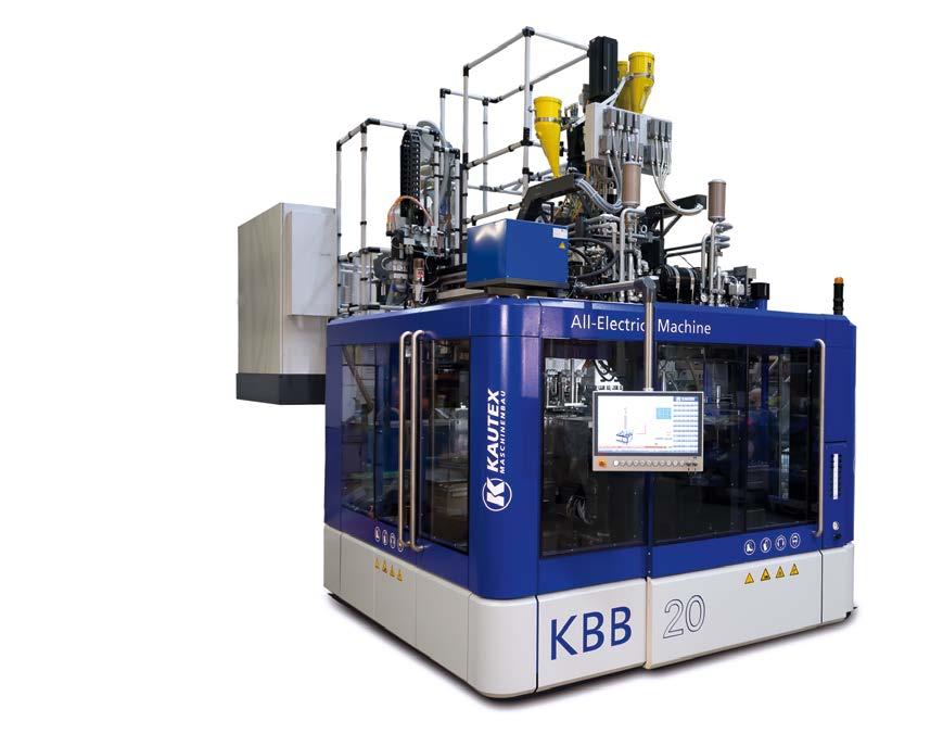 Die KBB-Baureihe für Kanister oder Flaschen Die Hochleistungsmaschinen der erfolgreichen KBB-Baureihe gibt es als Varianten zur Flaschenproduktion oder zur Herstellung von stapelbaren Kanistern.
