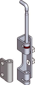 125 Scharnier mit unverlierbarem Stift Programm 1031 125 Scharnier für 25 mm Abkantung Rolle zum Anschweißen * Sicherungsmutter M6 * Senkschraube kleiner Kopf M6x.