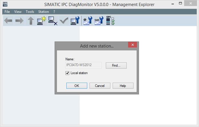 3 Projektierung 3.2 Voraussetzungen Um das Anwendungsbeispiel in Betrieb zu nehmen müssen folgende Punkte erfüllt sein: SIMATIC IPC DiagMonitor V5.0 ist auf jedem SIMATIC IPC installiert.