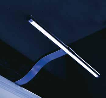 LED-Anbauleuchten LED-Anbauleuchte ARC LED-Anbauleuchte mit hochwertigen Aluminiumdesignarm Flexible punktuelle Ausleuchtung Dimmbar Betriebsspannung: 12 V DC 2,4 Watt Anzahl LEDs: 36 Stück