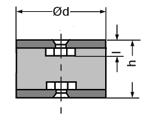 15-15 M4 2,24 ZB0073 Gummipuffer Typ I/I 20/25/M6 20-25 M6 2,57 ZB0074 Gummipuffer Typ I/I 30/20/M8 30-20 M8 3,83 ZB0075 Gummipuffer Typ I/I 30/30/M8 30-30 M8 3,47 ZB0076 Gummipuffer