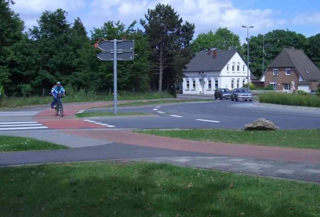 Mischverkehr und Seitenraumführung