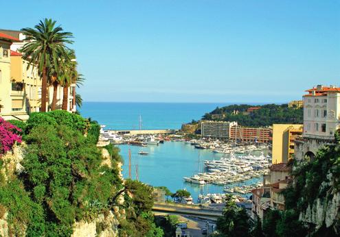 16 Monaco Monaco 17 MONACO Fürstliches Monaco nachmittags (MCM23N) 41 29 3 Stunden keine Zuhause bei den Grimaldis. Vom Hafen aus fahren Sie mit dem Stadtbus in die Oberstadt.