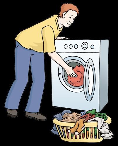 Zum Beispiel: Wie Sie die Wasch-Maschine bedienen Wie Sie den Trockner