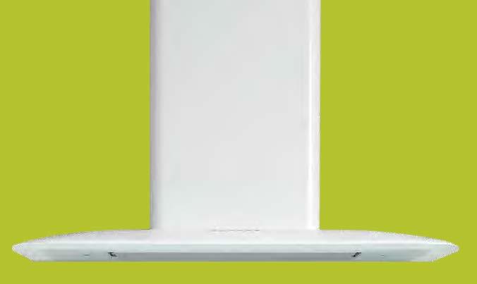 N R S - Weiß lackiert - NRS - Technologie für eine geräuschlose Küche - Randabsaugung mit Touchcontrol + 24 Std.