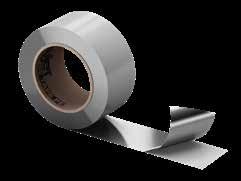 einseitig klebendes Aluminiumband zur Verklebung von Schnittstellen und Überlappungen im Bereich aluminiumkaschierter Dämmsysteme,