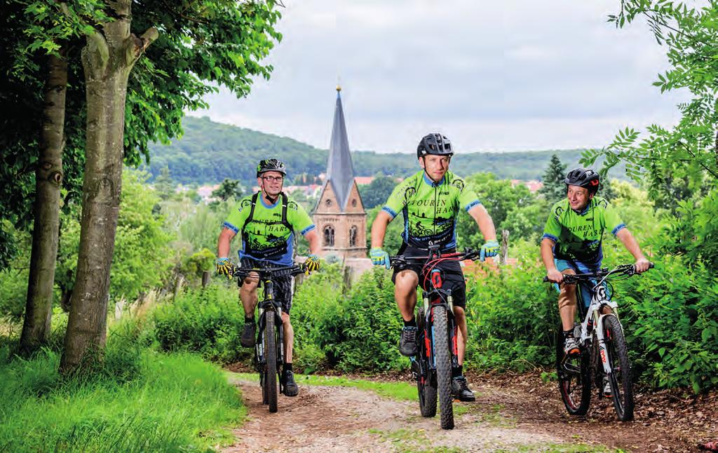 16 Auf aussichtsreichen Fahrradtouren Ilsenburg per Rad Per Muskelkraft auf dem Rad die Berge bezwingen, auf steilen Abfahrten das Adrenalin spüren, Höhen- und Strecken(kilo)meter hinter sich bringen