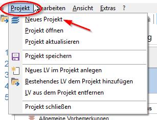 Anschließend werden der Speicherort und der Name Ihres Projektes abgefragt. AVAPLAN legt dann einen neues Windows- Verzeichnis (Ordner) an, in dem eine Projektdatei mit der Endung *.