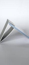 snapin ist ein silber eloxiertes aluminium-klemmprofil für mm starke platten.