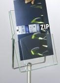 acryl glasgrün, DIN A, zum bedrucken oder aufkaschieren display flip with stopfix panel in glassgreen acrylic, DIN A,