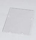acrilico mm per due depliants formato DIN A6 verticale divider: unterteilung acrylglas mm für prospekte