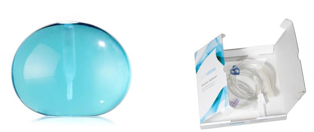 MedSil Magenballon / MedSil gastric balloon Produktbeschreibung Magenballon-Implantations-Set aus langlebigen, elastischen und medizinisch getestetem Silikon (CE 1293), bestehend aus einem