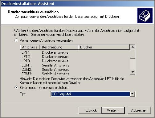 DRUCKDIENSTPROGRAMME 32 Nachdem der E-Mail-Dienst eingerichtet wurde, müssen Sie das Dienstprogramm Mail Port von der DVD mit Anwendersoftware auf Ihrem Windows-Computer installieren und einen