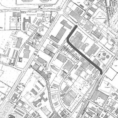 5.2.9 Gewerbestraße Charakterisierung - Erschließungsstraße/(Hauptverkehrsstraße) (ES IV, ES V, (HS IV)) - Meist groß parzellierte Grundstücke mit