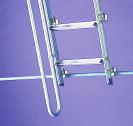 Zubehör für Stufenleitern und Tritte»LILA SERIE«Handläufe Zum Anklemmen an den Holm links oder rechts, lotrecht zum Leiterholm oder schräg nach außen für mehr Bewegungsspielraum auf der Leiter.