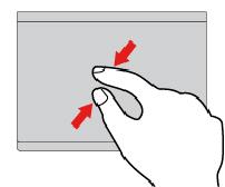 Mit drei Fingern nach oben wischen Legen Sie drei Finger auf das Trackpad und wischen Sie dann nach oben, um die Aufgabenansicht mit allen geöffneten Fenstern anzuzeigen.
