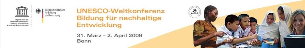 UN-Dekade Bildung für nachhaltige Entwicklung 2005-2014