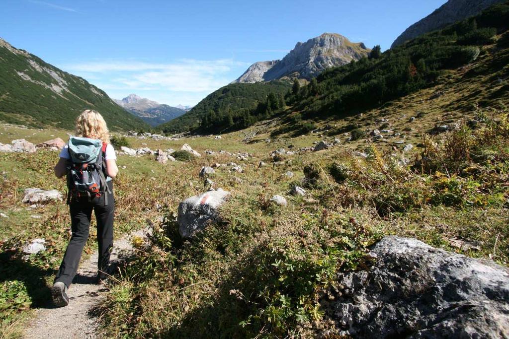 Landschaftlich & kulturell Positionierung: Weitwanderweg in den Alpen 25
