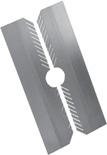 Spannleisten zum Spannen von nichtmagnetischen Werkstoff en ferromagnetisches Metall ängsseite mit federnder eiste (Niederzugeff ekt) Preis pro Paar 1. Magnetplatte 2. Werkstück 3.