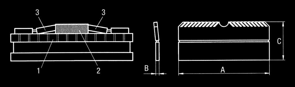 NEOIMIO für präzise Winkelschleif- und Erodierarbeiten schwenkbar über die ängsachse von 0 bis 45 für kleine und große Werkstücke Grundplatte präzisionsgeschliff en und gehärtet auf 60RC