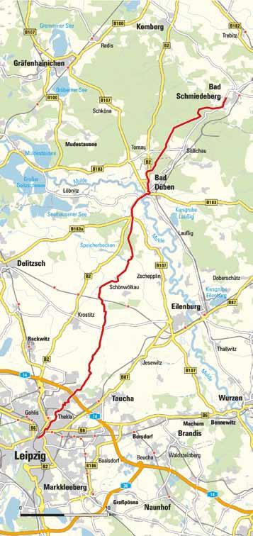 net S Radweg Berlin Leipzig Mühlen zwischen Metropolen Der Radweg führt von Berlin kommend durch die reizvolle Dübener Heide, weiter durch die