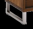 bronze matt für matt für Holzfront Glasfront Fußgestelle und Hängevorrichtungen Edelstahlknopf (nur Holzfront) Deckplatten