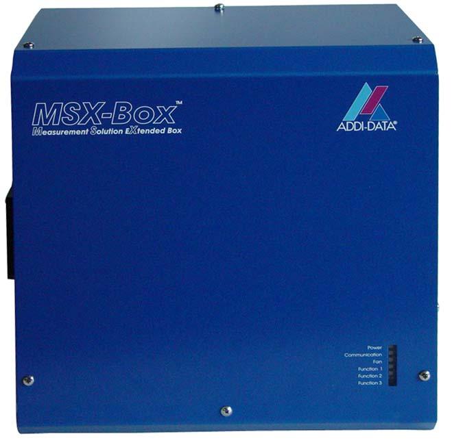 Technische Daten MSX-Box 4.5 MSX-Box-800 4.5.1 Allgemeine Präsentation Abb.