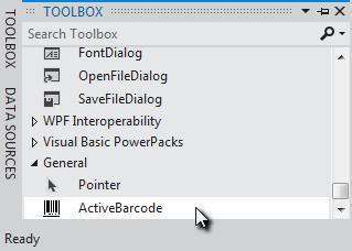 Klicken Sie dann auf OK. ActiveBarcode ist jetzt in die Entwicklungsumgebung des Visual Studio integriert. ActiveBarcode verwenden Erstellen Sie ein neues Projekt.