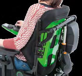 Große Aussparungen in der Rückenschale sind für das geringe Gewicht verantwortlich und verbessern das Sitzklima