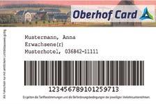 8,- p. P. kostenfrei mit der Card weitere Infos zu Wanderungen, Aktivprogramm & Veranstaltungen: www.oberhof.