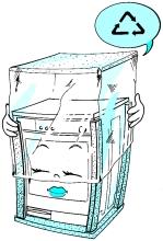KONDENSWASSERBEHÄLTER Kondenswasserbehälter nach jedem Trockengang leeren. 1. Klappe öffnen (leicht nach links ziehen) und Kondenswasserbehälter entnehmen. 2. Behälter leeren. 3.