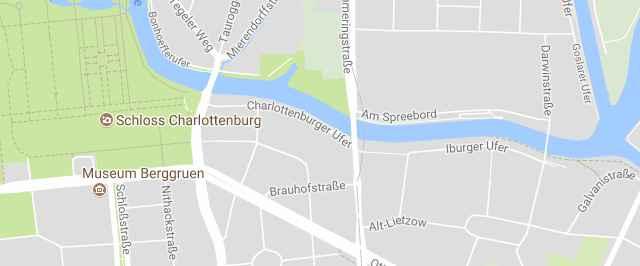 Lage Charlottenburg - weltbekannt, denn hier vereinen sich Großstadturbanität und Natur durch die nah gelegene Spree.
