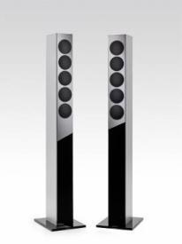 00 Elegance G120 silber/schwarz Die neue Elegance besticht durch Ihre kompakte Größe (gleiche Höhe und Breite wie die Column) und hat trotzdem ein bestechend kraftvolles Klangbild mit guter