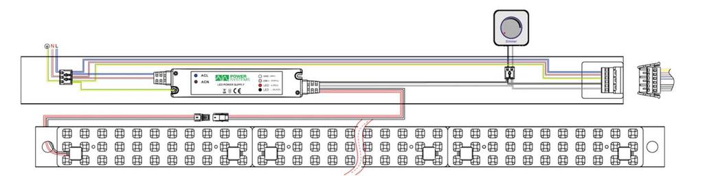 @35 C Einsatzmöglichkeiten Dimmbar Überspannungsschutz Überstromschutz Kurzschlussschutz Schutzklasse Nicht dimmbar; 1-10Vdc oder DALI 15 kv Ja Ja I