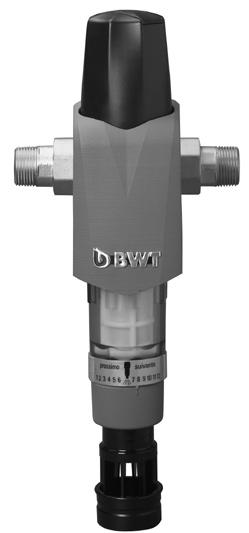 Einbau- und Bedienungsanleitung D BWT F1 RSF Rückspülfilter 3/4, 1, 1 ¼ (DN 20, 25, 32) HWS Hauswasserstation 3/4, 1, 1 ¼ (DN 20, 25, 32)
