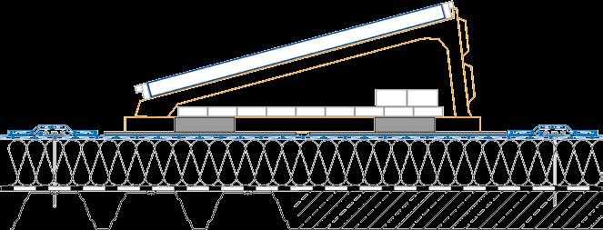 DER AUFBAU Damit die Photovoltaik Module vor Ort schattenfrei montiert werden