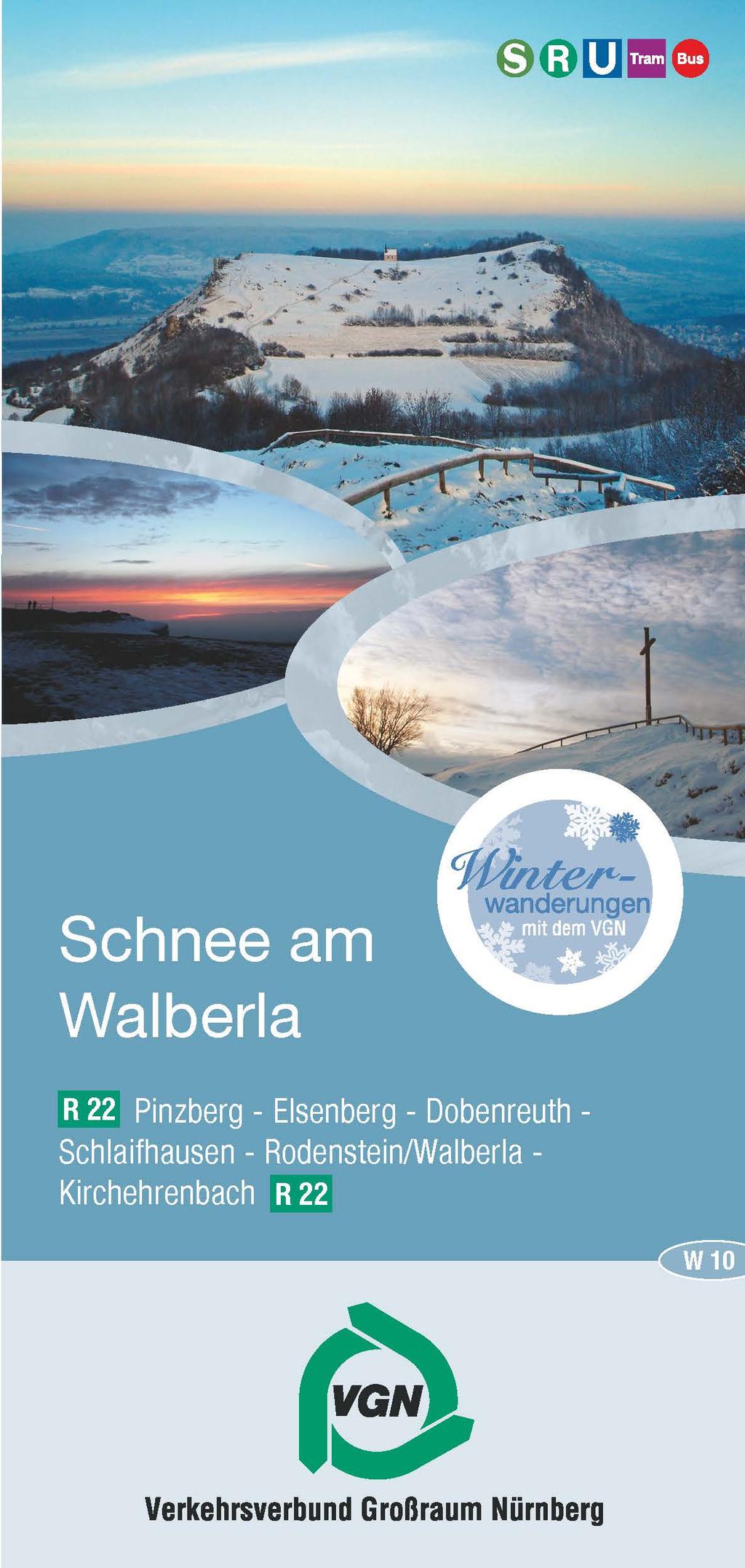 Schnee am Walberla Entfernung: ca. 15 km, Dauer: ca. 3 Std.