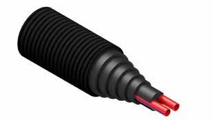 Der AustroPEX Systemaufbau Das AustroPEX - Rohrleitungssystem besteht aus drei aufeinander abgestiten Komponenten: Der gewellte Außenmantel aus HDPE und der mehr schichtige Aufbau der Däung