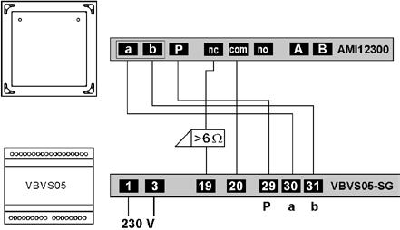 6 11/2012 Modul an das Gleichspannungsnetzgerät anschließen AMI12300 als Stand-Alone-Gerät Gleichspannungsnetzgerät NGV1011-0400, (nicht