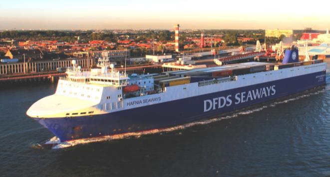 MAFI-Rolltrailer Hohe Kapazität der Schiffe Jutlandia Seaways Transport von 100 bis 130