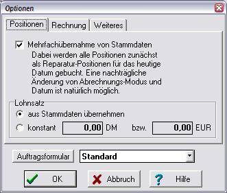 4. Drucken des Arbeitsauftrages Da der Monteur den Arbeitsauftrag zum Kunden mitnehmen muß, drucken Sie ihn bitte aus! Klicken Sie dazu auf die Schaltfläche Auftrag drucken! Bemerkung: 1.