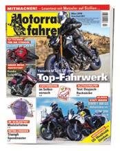 505 MO Medien Verlag 210 MOTORRAD Europas größte Motorradzeitschrift 125 MotorradABENTEUER 438 Motorradfahrer 438 Motorradszene Bayern 311 Reiner H.
